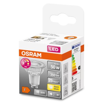 OSRAM LED SUPERSTAR GU10 4.5 Watt 2700 Kelvin 350 Lumen