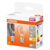 OSRAM LED Retrofit Set of 2 E14 4 Watt 2700 Kelvin 470 Lumen