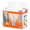 OSRAM LED Retrofit Set of 2 E27 7.5 Watt 4000 Kelvin 1055 Lumen