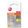 OSRAM LED BASE PIN Set of 3 G9 2.6 Watt 2700 Kelvin 320 Lumen