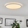 Sasinhosa Ceiling Light LED white, 1-light source, Remote control