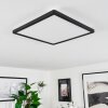 Sasinhosa Ceiling Light LED black, 1-light source, Remote control