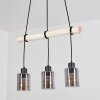 Hunouri Pendant Light Ecru, black, 3-light sources
