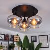 Azurara Ceiling Light black, 3-light sources