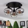 Azurara Ceiling Light black, 3-light sources