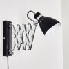 Stranderott Wall Light chrome, black, 1-light source