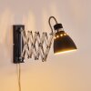 Stranderott Wall Light chrome, black, 1-light source