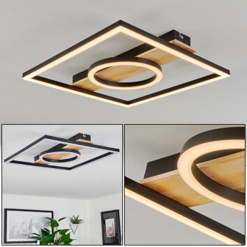 Taboneira Ceiling Light LED Ecru, black, white, 1-light source