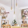 Kenong Pendant Light brass, 3-light sources