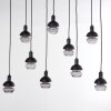 Ventosa Pendant Light black, 9-light sources