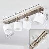 Alsen Ceiling Light matt nickel, 4-light sources