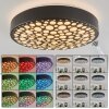 Agodim Ceiling Light LED black, white, 1-light source, Remote control, Colour changer