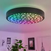 Agodim Ceiling Light LED black, white, 1-light source, Remote control, Colour changer