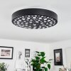 Agodim Ceiling Light LED black, white, 1-light source, Remote control, Colour changer