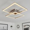 Relous Ceiling Light LED stainless steel, 2-light sources, Remote control, Colour changer