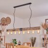 Derville Pendant Light Ecru, black, 8-light sources