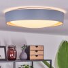Louea Ceiling Light LED brown, grey, Wood like finish, 1-light source