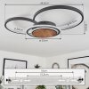 Kassambene Ceiling Light LED anthracite, Ecru, 1-light source