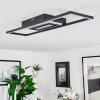 Vaseux Ceiling Light LED black, white, 1-light source