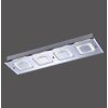 Leuchten Direkt LISA ceiling light LED chrome, 4-light sources