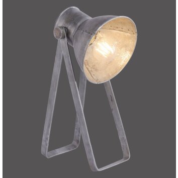 Leuchten-Direkt SAMIA Table Lamp grey, 1-light source