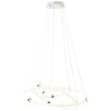 Brilliant Poolen Pendant Light LED silver, 1-light source, Remote control