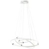 Brilliant Poolen Pendant Light LED silver, 1-light source, Remote control