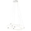 Brilliant Poolen Pendant Light LED silver, 1-light source, Remote control