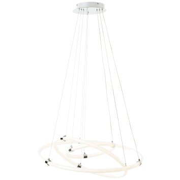 Brilliant Poolen Pendant Light LED silver, 1-light source, Remote control