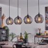 Kerang Pendant Light black, 4-light sources