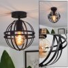 Freguesia Ceiling Light black, 1-light source
