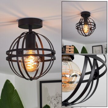 Freguesia Ceiling Light black, 1-light source