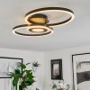 Serzedelo Ceiling Light LED black, 1-light source