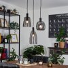 Kenong Pendant Light black, 3-light sources