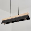 Sangkor Pendant Light black, 4-light sources