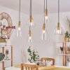 Kenong Pendant Light brass, 6-light sources