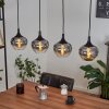 Azurara Pendant Light black, 4-light sources