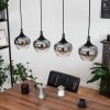 Azurara Pendant Light black, 4-light sources