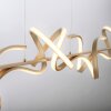 Leuchten Direkt CURLS Pendant Light LED brass, 4-light sources