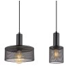 Globo JEDD Pendant Light black, 4-light sources