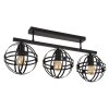 Globo TAMARA Ceiling Light black, 3-light sources