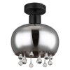 Globo CORRY Ceiling Light black, 1-light source