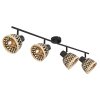 Globo COLLY Ceiling Light black, 4-light sources