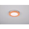 Reality Camillus Ceiling Light LED Wood like finish, white, 1-light source