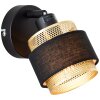 Brilliant Grove Wall Light black, 1-light source