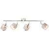 Brilliant Alexia Ceiling Light silver, 4-light sources