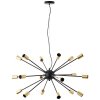 Brilliant Dree Pendant Light black, 18-light sources