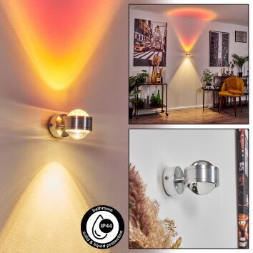 Indore Wall Light LED aluminium, 2-light sources
