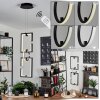 Chlak Pendant Light LED black, 3-light sources, Remote control
