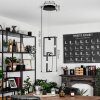 Chlak Pendant Light LED black, 2-light sources, Remote control